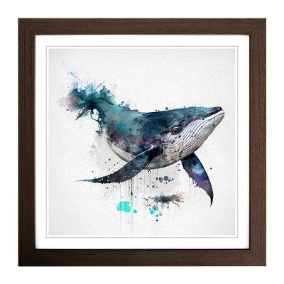 Whale - Framed Print