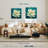 Harnek Water Lily On Teal-109373759