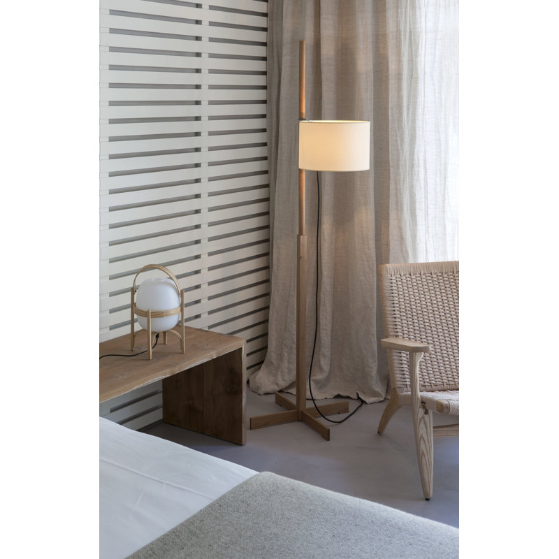 TMM Floor Lamp, Beech, Beige