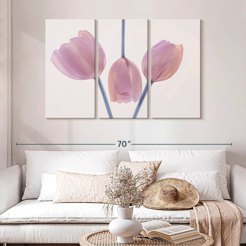 Trio de tulipes Harnek, H 32 po x l 50 po