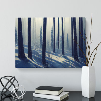 Beauteous Winter Forest - Wrapped Canvas