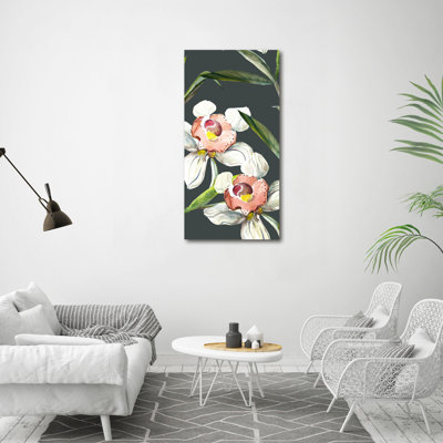 Floral Pattern - Wrapped Canvas Print
