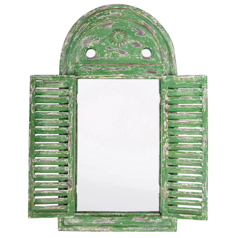 Louvre Mirror, Green