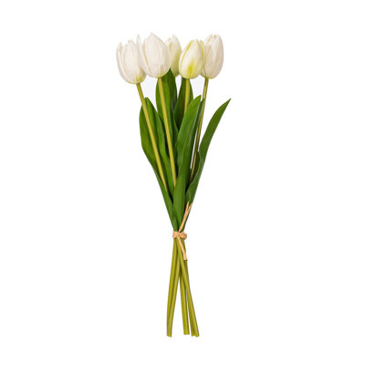 Vickerman 16"H Plum Tulip Bundle of 5.