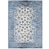 Modway Chiara Distressed Floral Lattice Contemporary Area Rug