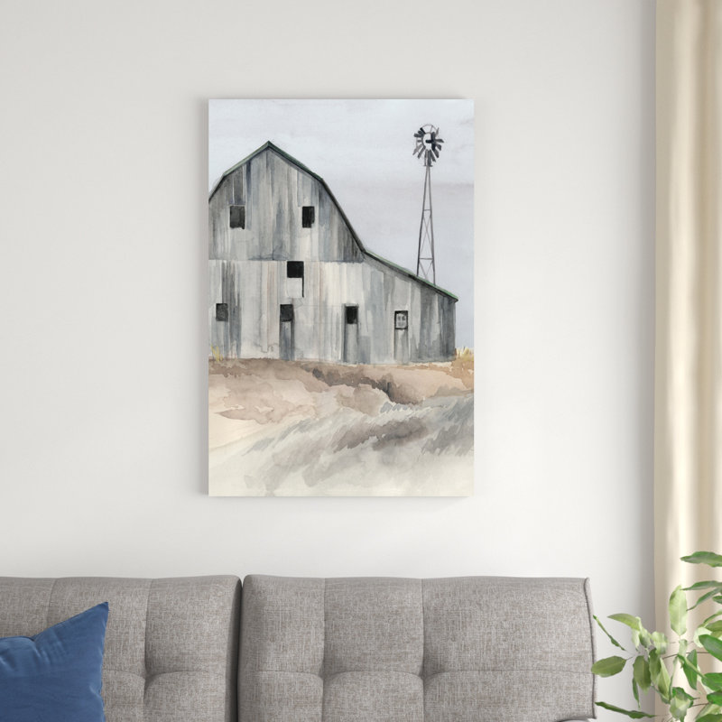 Winter Barn I, H 36 po x l 24 po x P 1,25 po