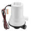 Pompe d'aérateur Livewell pour bateau 12V 1 600GPH Livewell Pompe droite 2 entrées