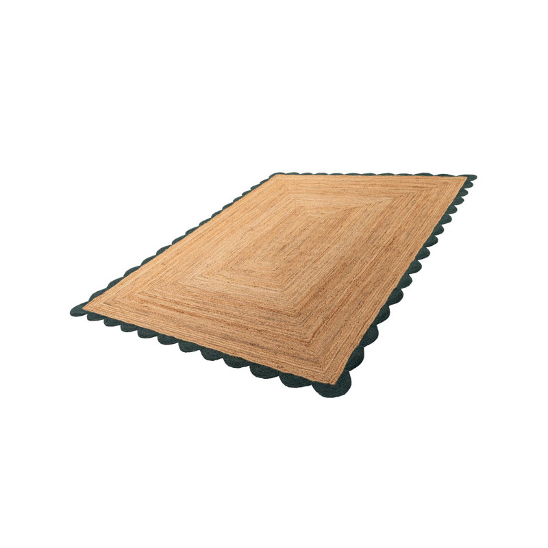 Cosner Hand Braided Area Rug, Rectangle 2' x 3'1"