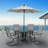 Gerlind Round Metal Dining Table