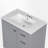 Megghan 30.03'' Single Bathroom Vanity with Ceramic Top-288705791