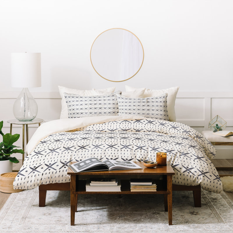 Ensemble de housse de couette Holli Zollinger, Housse de couette simple / simple TG et 1 taie dé