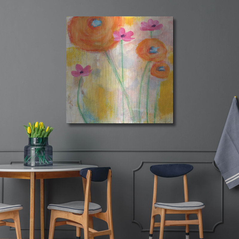 " With The Breeze " by Linda Woods, 36" H x 36" W