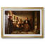 Intérieur d'une cabane norvégienne / Souvenirs de grand-père - Adolph Tid demande - reproduction encadrée avec passe-partout et verre - 1855-724113523-724113534-724113528