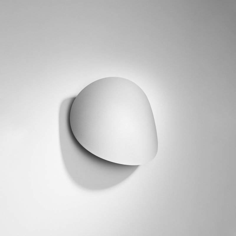 Barbay Steel Flush Mounted Sconce, White