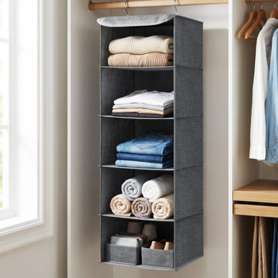 30x30x90cm Fabric Hanging Organiser