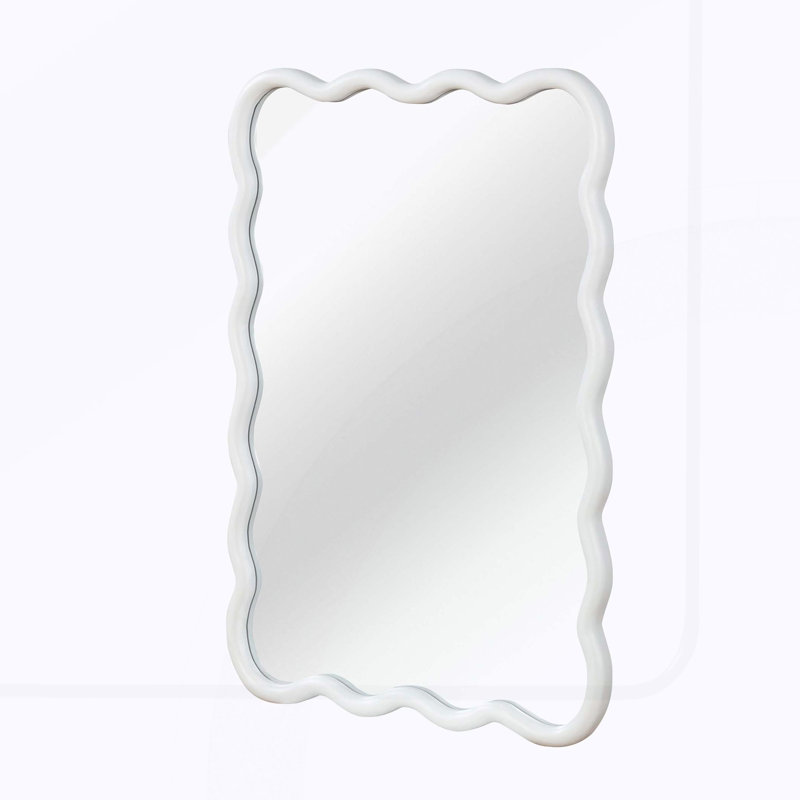 Miroir décoratif 30 "x 40", White