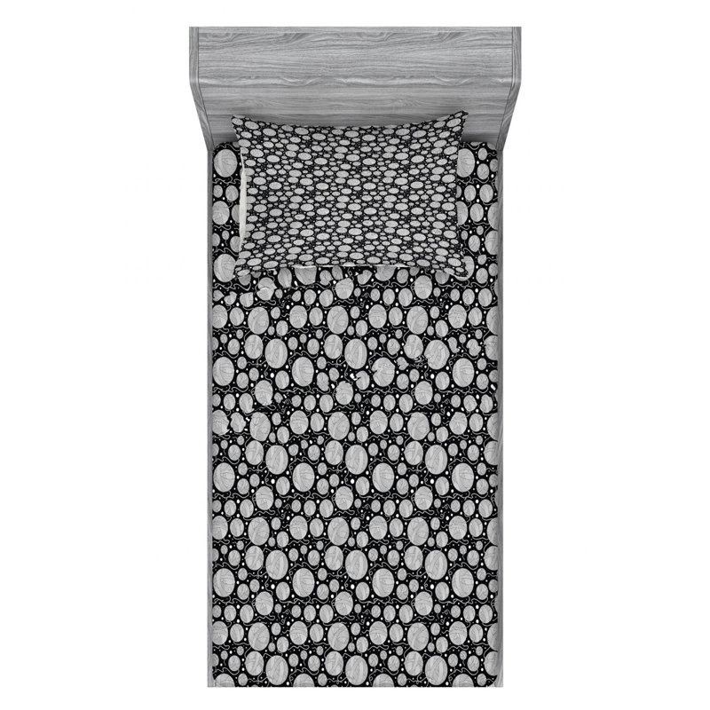 Microfiber Sheet Set, Twin Sheet Set with Fitted Sheet