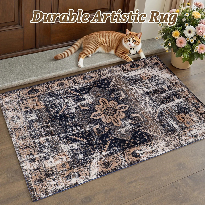 Indoor Doormat, 60cm W x 110cm L, Navy