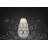 Stella Blossom 14" Teardrop Solar Lantern - Pearl