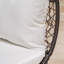Outdoor Wicker Canopy Daybed with Cushions and Open Circle Frame-91073069