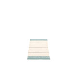 Belle Striped Area Rug in Ivory/Blue