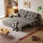 59.06"3-in-1 Pull-Out Sofa Bed with Adjustable Backrest, Storage Armrests & Cozy Adult Sleep-775247407-772902905