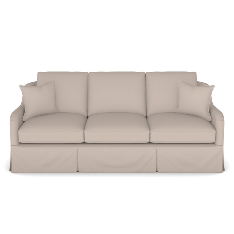 Fisher Waterfall Skirt Sofa, Jiggles Fawn