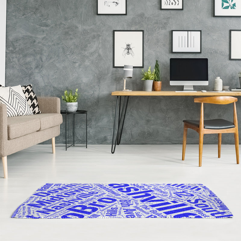 Chenille Indoor Rug, Rectangle 4' x 6'