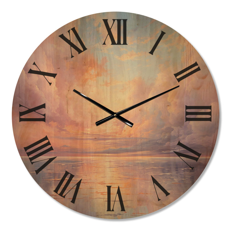 Horloge murale Sunset, Médium