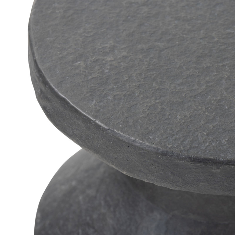 Table de bout en béton caduque, Black