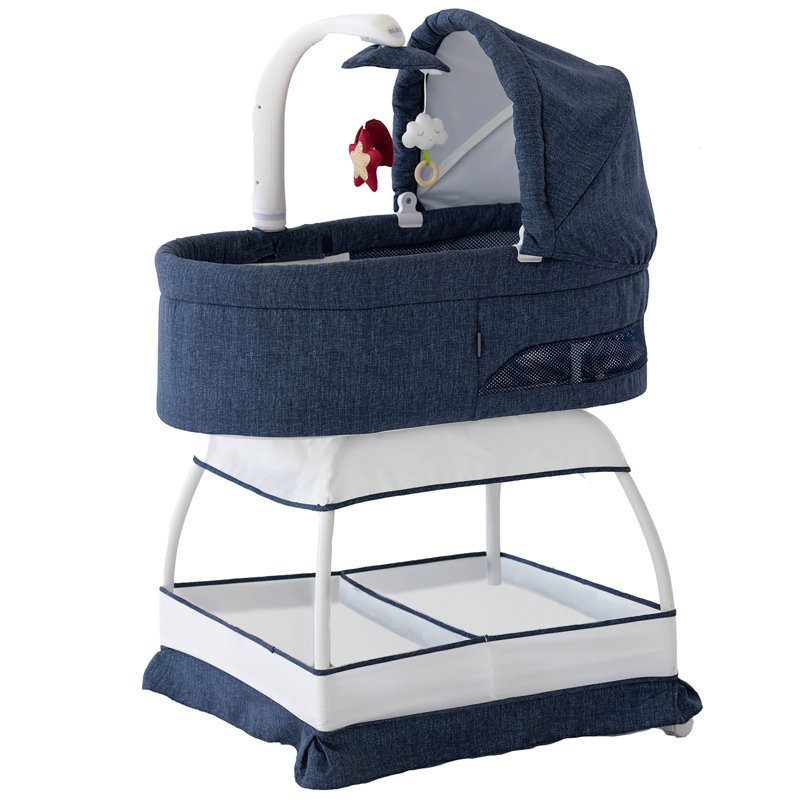 Berceau Sweetli Nurture, Bleu denim / blanc