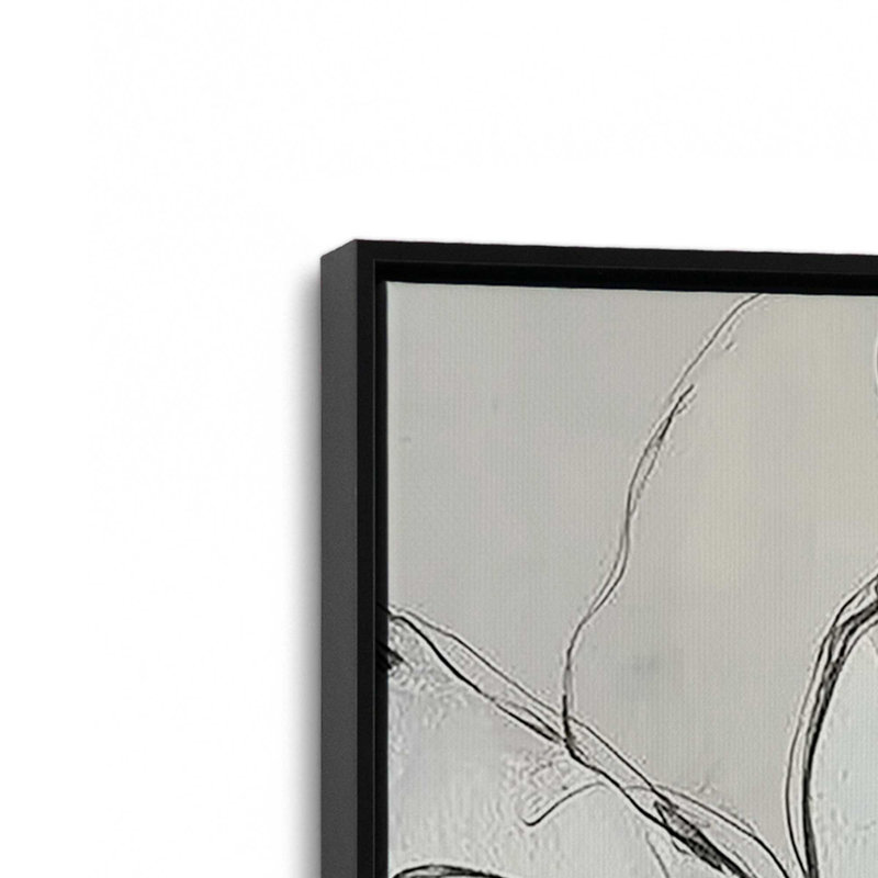 «Whispers of Earth», ensemble de 2 impressions, 48 po x 32 po, Cadre flottant noir satiné