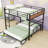 Metal Loft Bunk Bed With Slats And Ladder-1032767033-1032767039