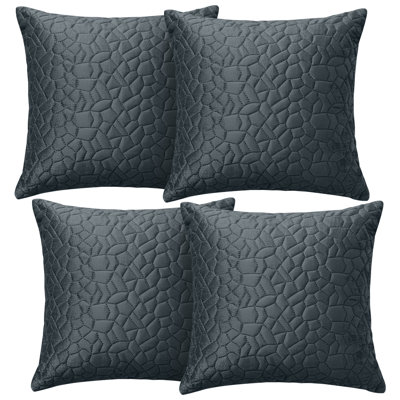 Aspire Homeware Geometric Square Velvet Cushion Covers