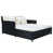Cadre noir / coussin blanc sélectionné