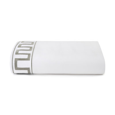Greek Key Flat Sheet by Erin Gates