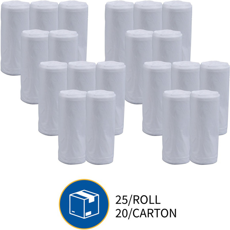 Polyethylene Plastic Recycling Bags - 100 Count, 16 Gallon .6Mil, 24"x31" 500 per Box