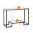 42'' Glass Top Console Table