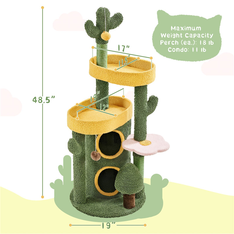 Cheltenham Oasis-Themed Cat Tree