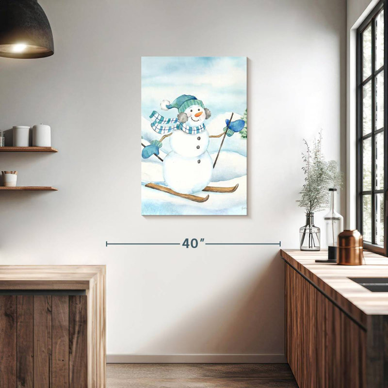 Lelend Let It Snow Blue Snowman III, H 36 po x l 24 po