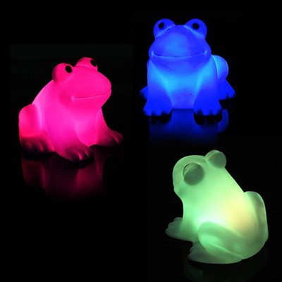 Energy Magic LED Cute Frog Night Light Lamp Changing Colors Lamp Gift