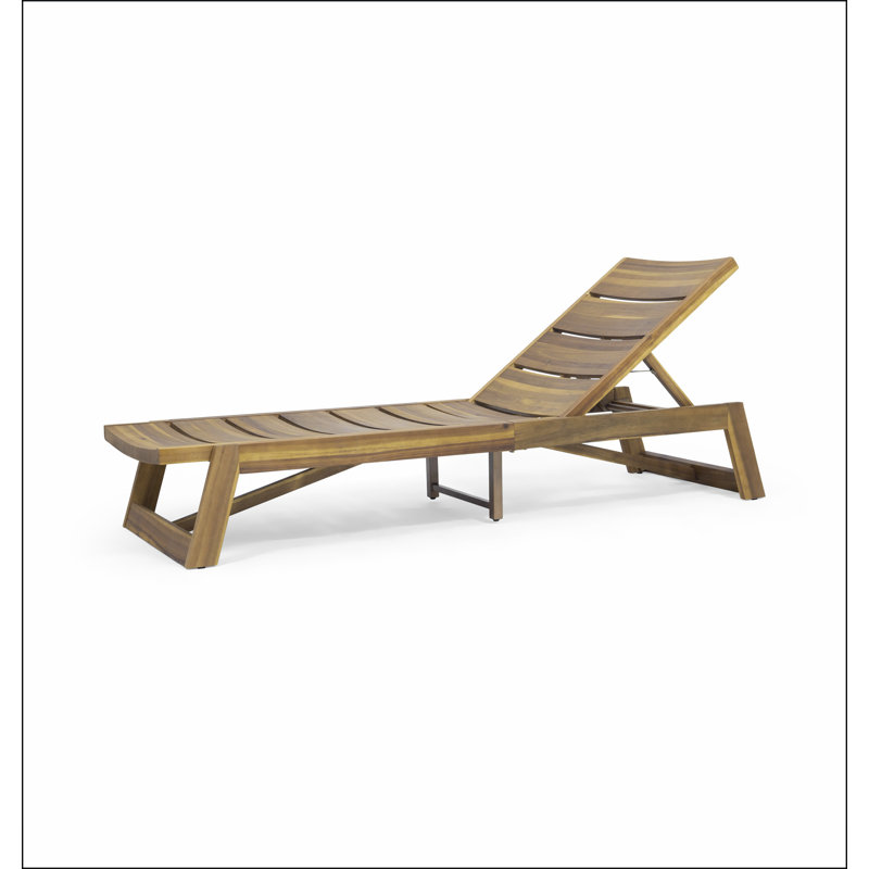 MAKI CHAISE LOUNGE, Yellow Brown