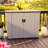 130 Gallon Plastic Lockable Deck Box with Lock in Dove Gray