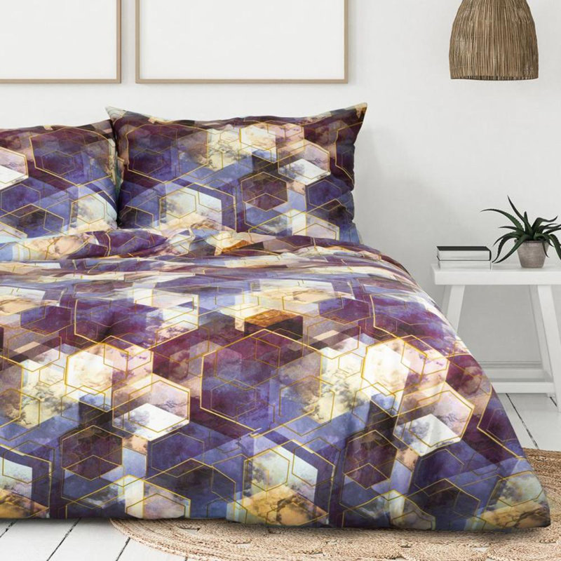Genivive Floral Duvet Cover Set with Pillowcases, Single - 1 Standard Pillowcase