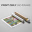 «Bold Bright & Wild I», impression sur toile seulement - non encadrée-117865699