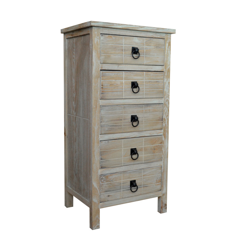 Commode 5 tiroirs i Driftwood