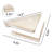 Caloundra 3 Piece Rustic Triangle Whitewashed Floating Corner Shelf-2129528405