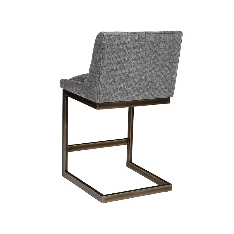 Holly Counter Stool - Abbington Burnt Orange, Light Grey, Counter Stool (26" Seat Height)