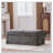 Upholstered Chenille Ottoman-427837870