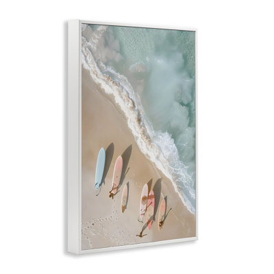 «Pastel Boards on Shore», estampe numérique, design par LSR Design Studio